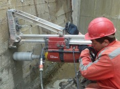 Алмазное бурение, сверление отверстий